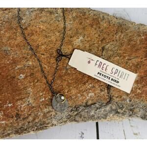 Peyote Bird MOP Sterling Silver Pendant Necklace J016